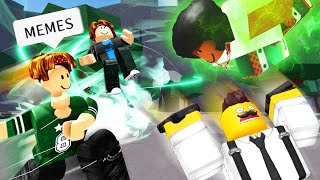 ROBLOX Strongest Battlegrounds Funny Moments Part 5 MEMES 💪 [upl. by Kcirevam998]