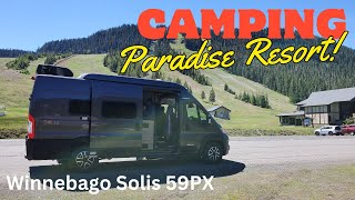 Winnebago Solis 59PX  Camping  Paradise Resort [upl. by Nodla]