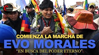 COMIENZA LA MARCHA DE MORALES DESDE CARACOLLO  CabildeoDigital [upl. by Litt]