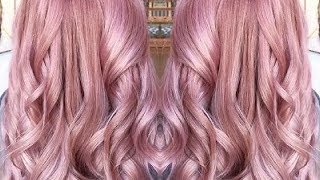 BLEACHING TONING amp DYING MY HAIR METALLIC ROSE Colour Freedom Metallic Glory [upl. by Ardel]