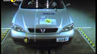 Opel Astra G Crash Test [upl. by Lillie]