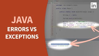 Java Tutorial  Debug syntax errors vs runtime exceptions [upl. by Niwri]