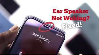 Ear speaker on iPhone not working – Earpiece Fixed Here [upl. by Shanahan885]