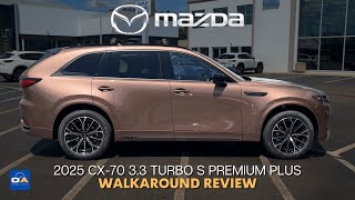 2025 Mazda CX70 Turbo S  The BEST New Midsize SUV  2025 Mazda CX 70 Turbo S Premium Plus Review [upl. by Tija239]