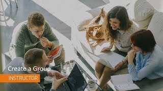 Groups  Create a Group  Instructor [upl. by Eetse]