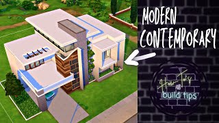 How to Build a Modern Contemporary Roof  Sims 4 Roofing Tutorial [upl. by Alorac270]