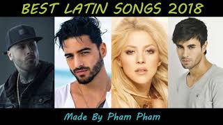 Best Latin Songs 2018  Shakira Maluma Nicky Jam Enrique Iglesias Wisin Ozuna Yandel Becky G [upl. by Stanhope]