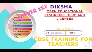 Answer Key  Open Educational Resources OER and Licenses  DIKSHA  NCERT  5 hrs Training quiz [upl. by Belda85]