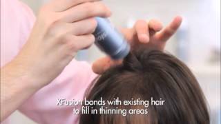 XFusion Keratin Hair Fibers  Hair Replacement System [upl. by Macdougall]