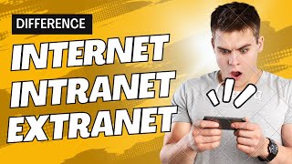 Difference Between Internet Intranet And Extranet  Web Development Tutorials 10 [upl. by Airotahs]