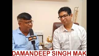 DrDamandeep Singh makkar specialist spine surgeon Address A1 Jeewan nagar Ferozepur road Ludhiana [upl. by Ahsykal]