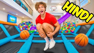 I Built a Trampoline Park in My House In Hindi  Topper Guild Hindi [upl. by Stevy]