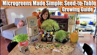 Indoor Winter Microgreens Made Simple SeedtoTable Growing Guide [upl. by Auston]