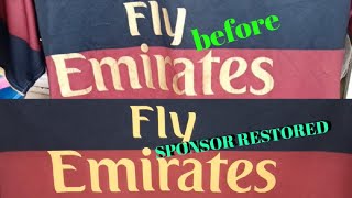 arsenal third kit 2007 sponsor restoration by Drjersey [upl. by Rasmussen]