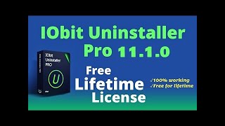 NEW 10042022  IObit Uninstaller 111 PRO License Keys 2022 [upl. by Nivri]