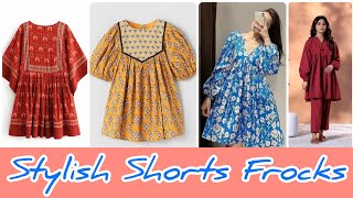 Stylish Top Designs  New Trendy Short Forks Design  Short Kurtis 2024 for Girls [upl. by Vrablik]