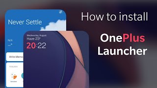 How to install OnePlus launcher without root  Using TWRP  Custom recovery  NH Soft [upl. by Aivilo512]