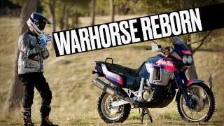 Restoring my iconic Africa Twin 1992 Honda XRV750 [upl. by Mendel]