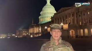 Army Lt Gen Daniel Hokanson “This evening I’ll be visiting some of the ‘65000’ troops here in DC [upl. by Uv465]