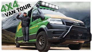 Así es una FURGONETA 4X4 CAMPER Van Tour [upl. by Russell]