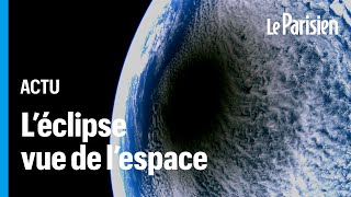 Les images spectaculaires de léclipse solaire totale vue de lespace [upl. by Oliver763]