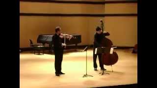 HandelHalvorsen Passacaglia for Viola and Double Bass [upl. by Normie372]