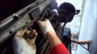 Mercedes W209 CLK Steering Rack Removal [upl. by Ecyal]