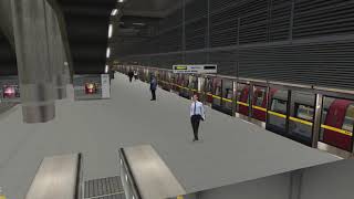 Jubilee Line Arriving and Departing Canary Wharf Station [upl. by Lakin651]