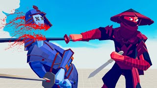 NINJA MASTER vs EVERY UNIT  TABS  Totally Accurate Battle Simulator [upl. by Micro]