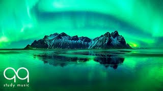 Aurora Borealis amp Northern Lights Music 🔵 Ambient Sounds and Relaxing Music [upl. by Nerol]