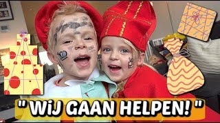 SiNTERKLAAS CADEAUTJES iNPAKKEN 🎁  Bellinga Familie Vloggers 1199 [upl. by Atila]