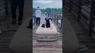 The Automatic Inflatable Air Bed 🛏️😎 ytshorts viralvideo [upl. by Fabriane960]