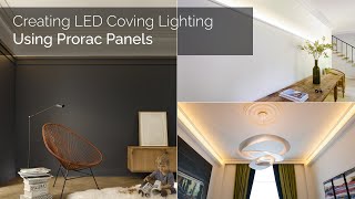 Creating Indirect LED Coving Lighting Using Prorac [upl. by Llewop]