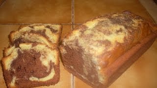 Comment faire un gâteau au yaourt marbré  RECETTE MARBRE [upl. by Eynttirb669]