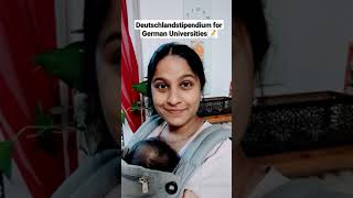 scholarships to study in Germany Deutschlandstipendium BMBF shorts studyingermany [upl. by Shelman]