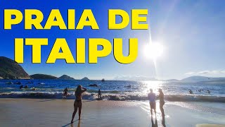 CONHEÇA A FASCINANTE PRAIA DE ITAIPU EM NITERÓIRJ 🇧🇷  PRAIA SEGURA amp TRANQUILA EM NITERÓI [upl. by Alleroif]