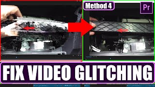 FIX VIDEO GLITCHING IN PREMIERE PRO  Method 4 [upl. by Nnyliak]