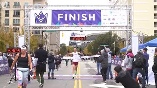 Winners of 262mile Charlotte Marathon share their experiences [upl. by Noimad]