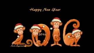 Happy New Year 2016 AnimatedWishesGreetingsECardHappy New Year 2016 Whatsapp video [upl. by Ilek]