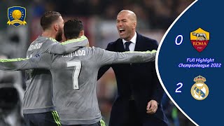 Real Madrid Vs Roma Full Highlight First Leg Round 16 Champions League 2016 [upl. by Garin]