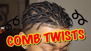 My New Do Comb Twists  Mens Natural Hairstyles [upl. by Olimpia]