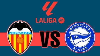 Valencia vs Deportivo Alavés en vivo La Liga Jornada 34 [upl. by Yann]