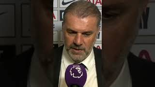 quotIT WAS IMPORTANT TO FINISH THE GAME OFFquot Ange Postecoglou on Tottenhams Third Goal [upl. by Yrod]