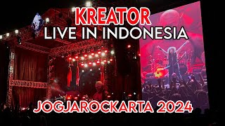 KREATOR LIVE IN JOGJAROCKARTA 2024 INDONESIA [upl. by Willock]