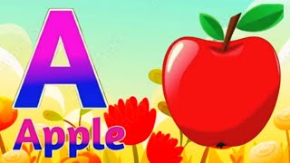 A for apple  अ से अनार  abcd phonics song  a for apple b for ball c for cat  abcd song  abcde [upl. by Eillehs800]