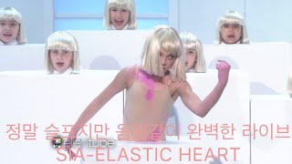 정말 슬픈 곡 Elastic Heart 정말 완벽한 음원같은 라이브 Ellen Show Live 한글자막 [upl. by Tteraj]