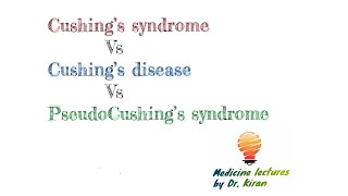 Cushing’s syndrome causes clinical features diagnosis and management [upl. by Assirram381]