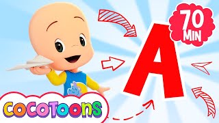 ABC Song and 🅰️ more nursery rhymes for kids from Cleo and Cuquin  Cocotoons [upl. by Valina]