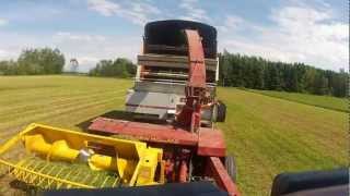 chopping haylage 2012 [upl. by Htennek295]