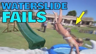 Waterslide Fails  Funny Weekly Compilations [upl. by Duke]